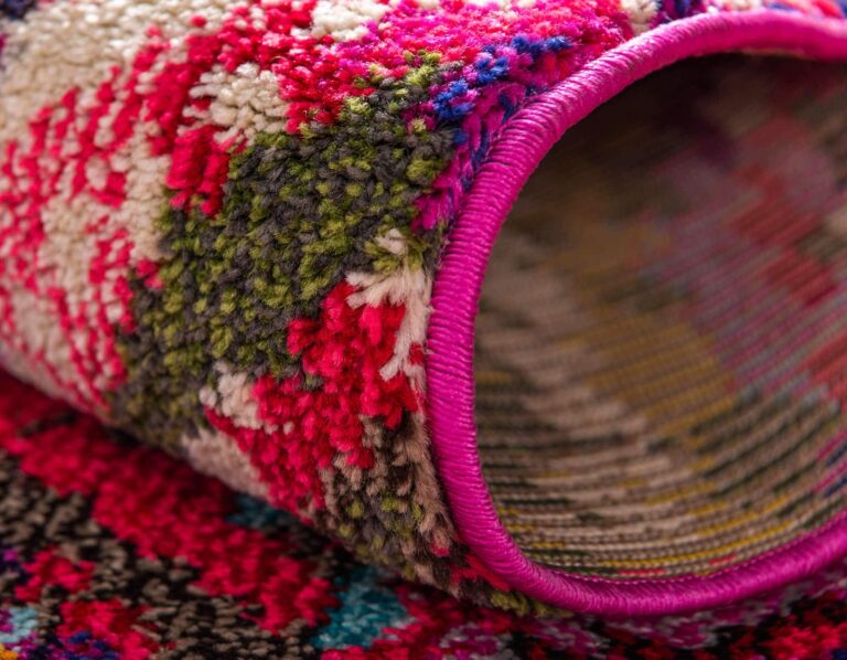 Unique Loom Estrella Collection Colorful, Abstract, Geometric, Gradient, Modern Area Rug, 8 ft x 11 ft, Multi/Pink - Image 5