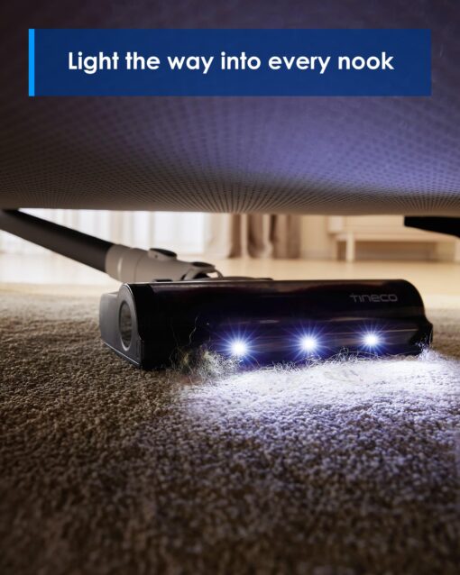 Tineco A30S Cordless Stick Vacuum Cleaner, 160W Powerful Suction, 60 Minutes Runtime, 1L Larger Dustbin, Rechargeable Lightweight and Versatile ZeroTangle Brush PureCyclone Tech LED Headlight - Image 3
