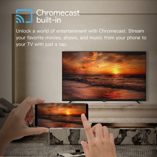 FPD 43-inch Smart TV Google TV 1080p Full HD with Google Play and Chromecast Built-in, HDR 10, Dolby Audio, Voice Remote, Stream Live TV(Palette-Series, CG43-P3, 2024 Model) - Image 4