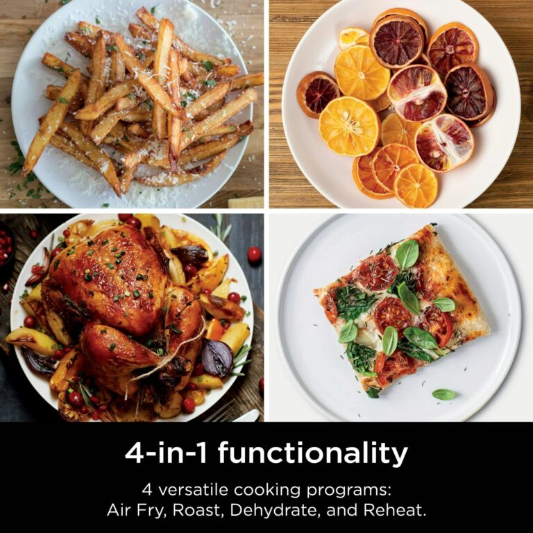 Ninja SL400 DoubleStack XL 2-Basket Air Fryer, Cooks 4 Foods at Once, Compact Design, 10 QT, 4-in-1, Smart Finish & Match Cook, Air Fry, Broil, Bake, Easy Meals, Easy Clean, Grey (Renewed) - Image 2