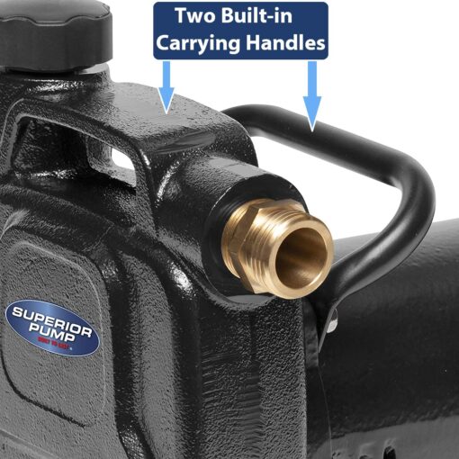 Superior Pump 90050 Transfer Pump , Black - Image 6