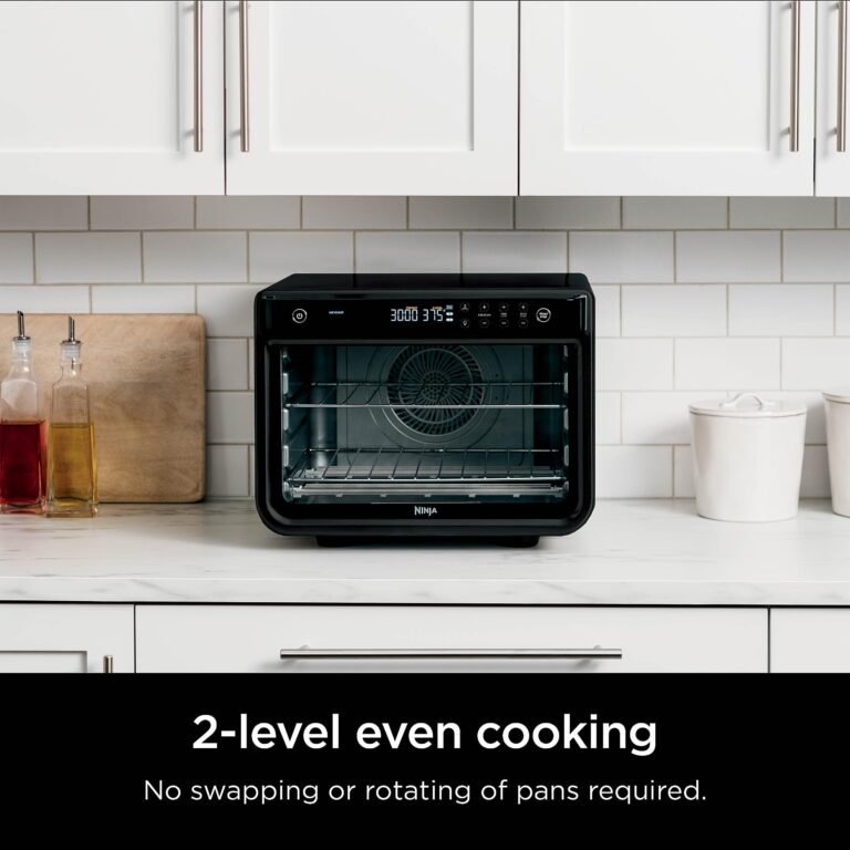 Ninja DT202BK Foodi 8-in-1 XL Pro Air Fry Oven, Large Countertop Convection Oven, Digital Toaster Oven, 1800 Watts, Black, 12 in. - Image 4