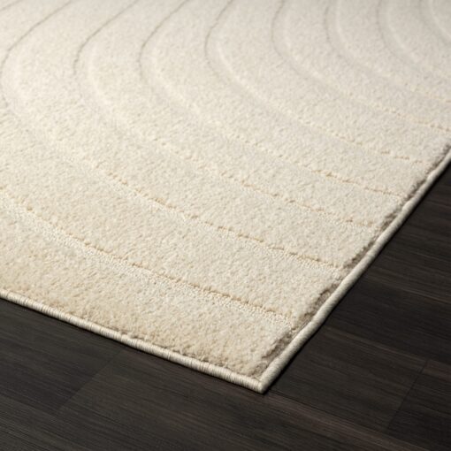 LUXE WEAVERS Modern Geometric Wave Cream 8x10 Area Rug - Image 5