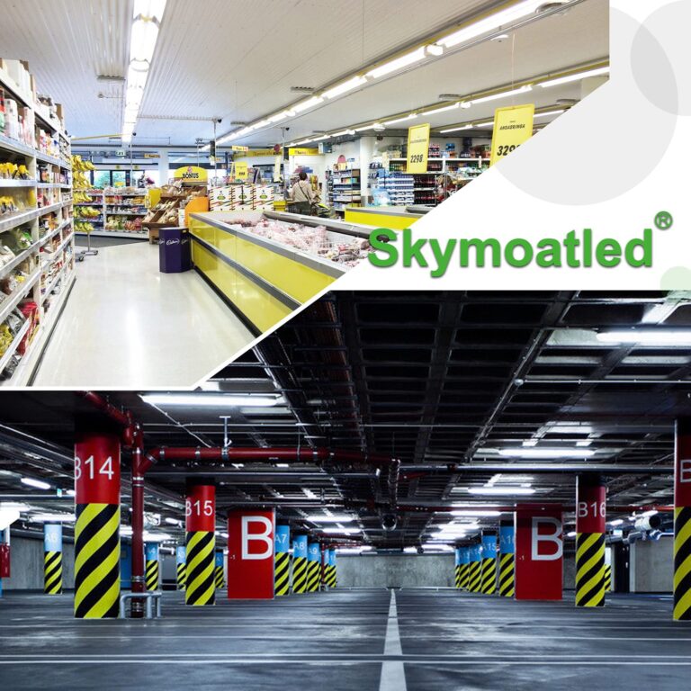 Skymoatled T12 8FT LED Shop Lights Garage Lights,130W 5000K 20800LM Daylight Color,Hanging/Surface Mount,Super Bright,Plug and Play,Linkable LED Shop Lights for Warehouse Workshop Basement,6Pack - Image 2