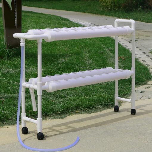 GeRRiT Hydroponics Indoor Garden,Aeroponics Growing Kit,Indoor Gardening System,hydroponics Growing System,with Pump and Movable Water Tank,for Herbs, Fruits and Vegetables.