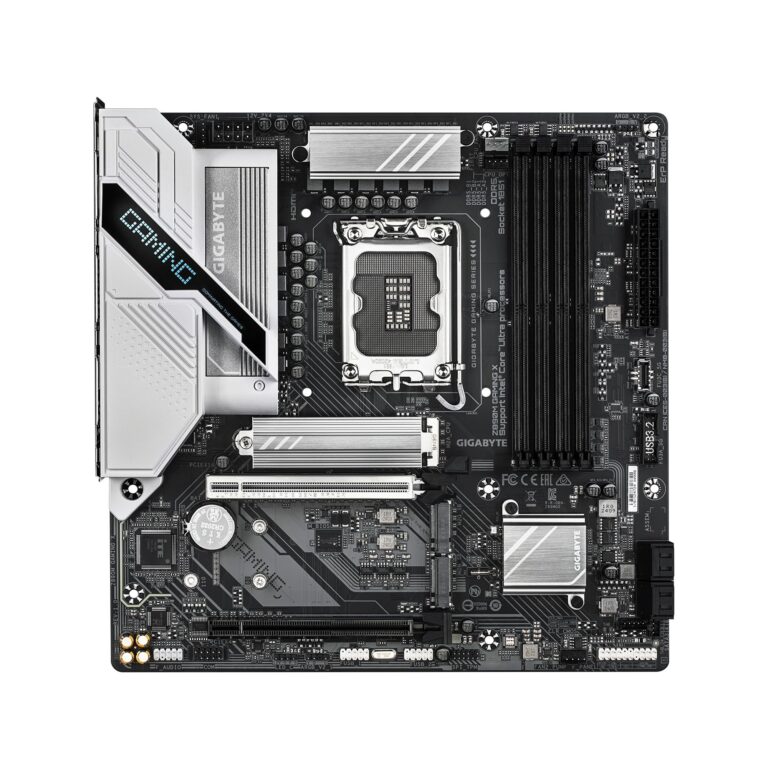 GIGABYTE Z890M Gaming X Ultra Core (Series 2) LGA 1851, mATX, DDR5, 3X M.2, PCIe 5.0, Front USB Type-C, 2.5GbE LAN, EZ-Latch - Image 5