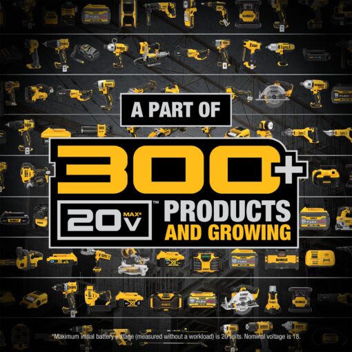 DEWALT 20V MAX Cordless Drill, Impact Driver, 2-Tool Power Tool Combo Kit, Brushless Power Tool Set with 2 Batteries and Charger Included (DCK277D2) - Image 9