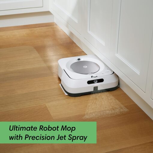 iRobot Braava Jet M6 (6110) Ultimate Robot Mop and m Series Washable Wet Mopping Pads, (2-Pack) - Image 2