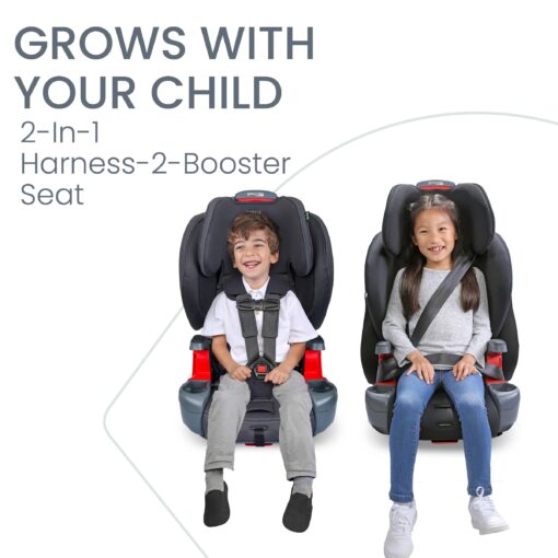 Britax Grow with You ClickTight Harness-2-Booster Car Seat, Cool N Dry - Cool Flow Moisture Wicking Fabric - Image 8