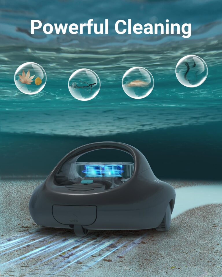 (2025 Upgraded) TALOSBO Pleco Se Cordless Pool Vacuum Cleaner Up to 130 Mins Runtime, Robotic Pool Cleaner with Fast Charge, Ideal for Flat Above Ground and Inground Pools up to 861 Sq. Ft. - Image 8