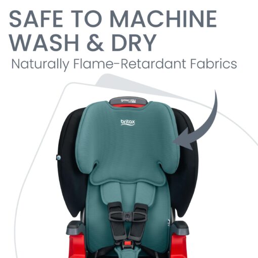 Britax Grow with You ClickTight Harness-2-Booster Car Seat, 2-in-1 High Back Booster, Green Contour - Image 7