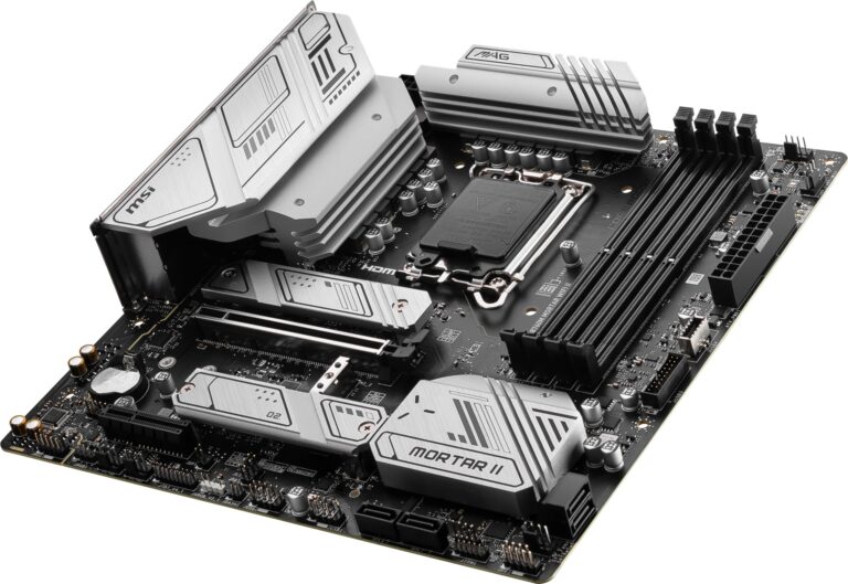 MSI MAG B760M Mortar WiFi II Gaming Motherboard (Supports 12th/13th/14th Gen Intel Processors, LGA 1700, DDR5, PCIe 5.0, M.2, 2.5Gbps LAN, USB 3.2 Gen2, HDMI/DP, Wi-Fi 6E, Bluetooth 5.3, mATX) - Image 4