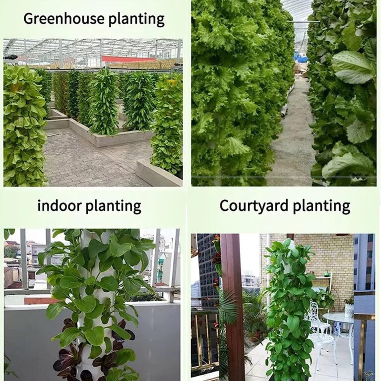 MOXAC Hydroponic Growing Sytem Gardening Indoor Grow Kits Vertical Grow Tower Self-Watering Growing System15 Layer 45 Plants Sites,for Fresh Herb Garden, Fruits, Vegetables - Image 3