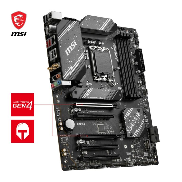MSI B760 Gaming Plus WiFi Motherboard Intel B760 LGA 1700 ATX - Image 4