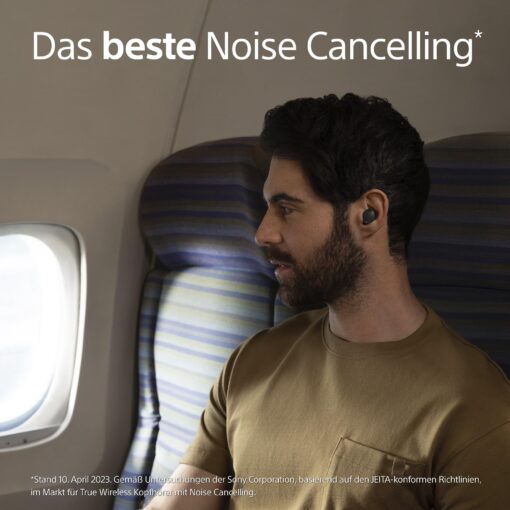 Sony WF-1000XM5 - The Best True Wireless Noise-Canceling Earbuds with Alexa Built-in, Bluetooth, in-Ear Headphones, Up to 24 Hours Battery, Quick Charge, IPX4 Rating, Works with iOS & Android - Black - Image 17