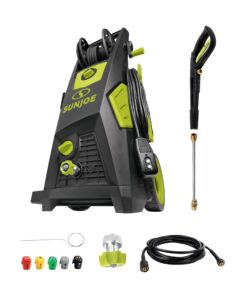 Sun Joe SPX3501 Brushless Induction Electric Pressure Washer W/Brass Hose Connector & Hose Reel