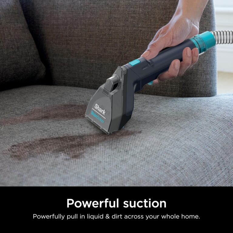 Shark Carpet Cleaner Machine, Portable Upholstery StainStriker, Spot, Stain, & Odor Eliminator, 2 Carpet Cleaner Solutions, 3 Tools, Perfect for Pet Hair, For Carpets & Area Rugs, Purple, PX225BRN - Image 8