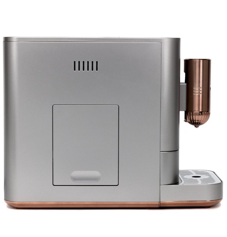 Café Affetto Automatic Espresso Machine | Brew in 90 Seconds | 20 Bar Pump Pressure for Balanced Extraction | Five Adjustable Grind Size Levels | WiFi Connected for Drink Customization | Steel Silver - Image 3