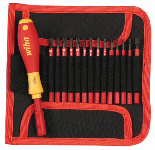 Wiha Insulated Industrial Pliers, Cutters and Interchangeable Screwdriver Set Bundle (4 Pieces) - Image 4