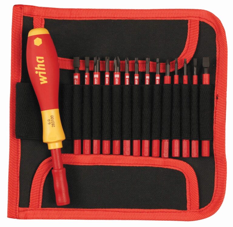 Wiha Insulated Industrial Pliers, Cutters and Interchangeable Screwdriver Set Bundle (4 Pieces) - Image 4