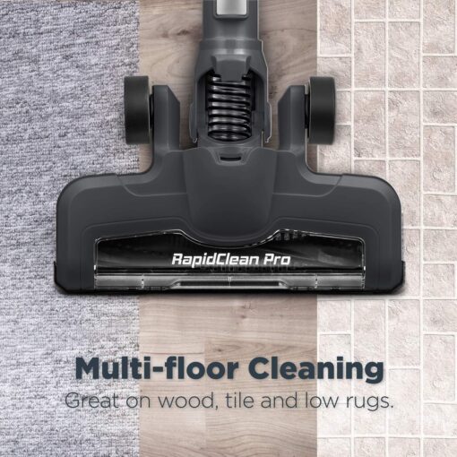 Eureka Lightweight Cordless Stick Vacuum Cleaner Convenient for Hard Floors, Rechargeable Handheld Vacuum Cleaner Portable with Powerful Motor Efficient Suction, RapidClean Pro NEC186, Rose Red - Image 7