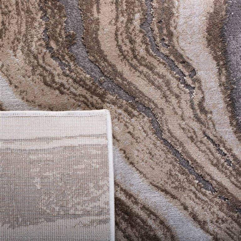 SAFAVIEH Craft Collection Area Rug - 9' x 12', Gold & Grey, Modern Abstract Design, Non-Shedding & Easy Care, Ideal for High Traffic Areas in Living Room, Bedroom (CFT819D) - Image 3