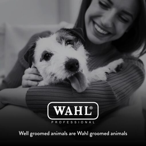 Wahl Professional Animal Bravura Pet, Dog, Cat, and Horse Corded/Cordless Clipper Kit, Purple (#41870-0423) - Image 4