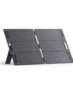 BLUETTI 100W Solar Panel for Solar Generator EB3A AC2A AC50B AC70 AC180 AC200L Elite 200 V2 AC300 B300K Handsfree 1 & 2, Foldable Solar Charger with Adjustable Kickstands for RV, Camping