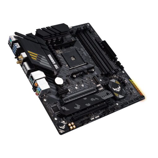 ASUS TUF GAMING B550M-PLUS WiFi II AMD AM4 (3rd Gen Ryzen) microATX motherboard (PCIe 4.0, WiFi 6 2.5Gb LAN, BIOS FlashBack, HDMI 2.1, USB 3.2 Gen 2, Addressable Gen 2 RGB header and AURA Sync) - Image 5