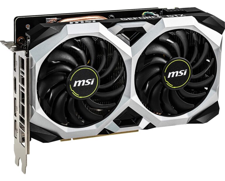 MSI Gaming GeForce GTX 1660 Ti 192-bit HDMI/DP 6GB GDRR6 HDCP Support DirectX 12 Dual Fan VR Ready OC Graphics Card (GTX 1660 TI VENTUS XS 6G OC) - Image 4