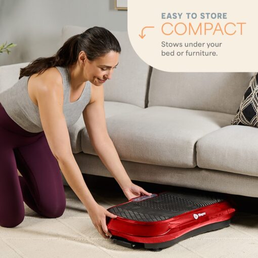 Lifepro Waver Vibration Plate Exercise Machine – High-Intensity Vibration for Muscle Activation, Full-Body Workout Vibrating Platform with Loop Bands, Fitness Equipment for Strength Toning & Fat Loss - Image 4