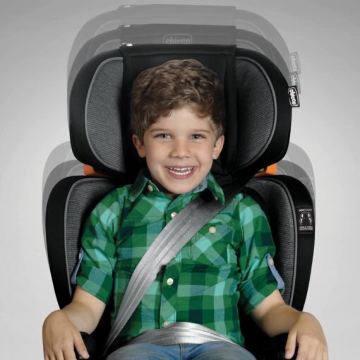 Chicco KidFit Zip Air Plus 2-in-1 Belt Positioning Booster Car Seat - Q Collection - Image 5