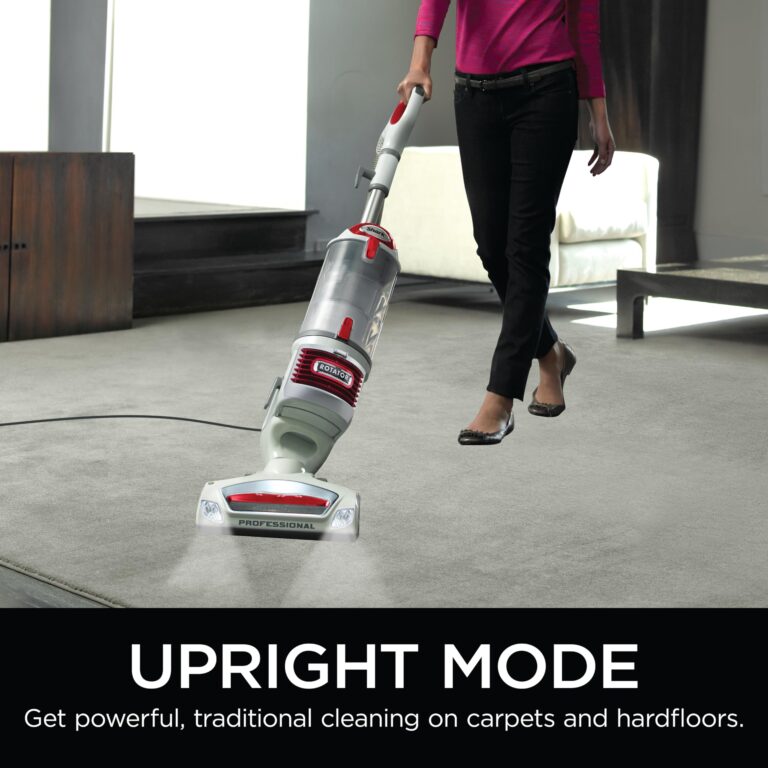 Shark NV501 Rotator Professional Lift-Away Upright Vacuum with HEPA Filter, Swivel Steering, LED Headlights, Wide Upholstery Tool, Dusting Brush & Crevice Tool, White/Red - Image 2