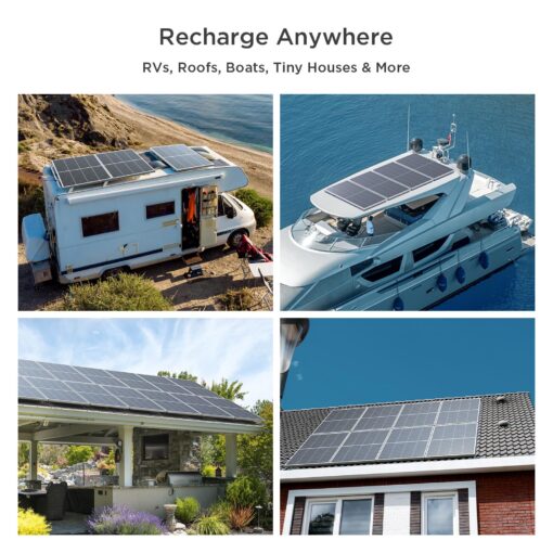 Callsun N-Type 16BB 200W Bifacial Solar Panel, 200 Watt Monocrystalline Solar Panel 12V, 25% High Efficiency PV Module, for RV Trailer Camper Marine Rooftop Home Power Station Off Grid (1 Pack Silver) - Image 2