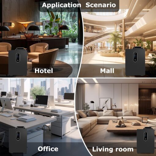 2025 Upgraded HVAC Scent Diffuser Machine 1000ML, Scent Air Machine with WiFi for Home, Hotel Diffuser Coverage 6000 Sq.Ft, Waterless Cold Air Aromatherapy Essential Oil Diffuser for Large Room - Image 2