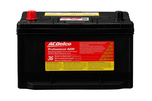 ACDelco Gold 65AGMHRC (88866160) 36 Month Warranty High Reserve AGM BCI Group 65 Battery