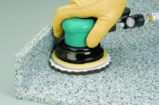 Dynabrade (59020) Dynorbital-Spirit 5" (127 mm) Diameter Random Orbital Sander, Non-Vacuum | 3/16" (5 mm) Diameter Orbit | 12000 RPM Pneumatic Motor - Image 4