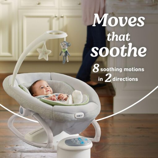 Graco Soothe My Way with Removable Rocker, Madden - Versatile Baby Swing & Portable Rocker - Image 7