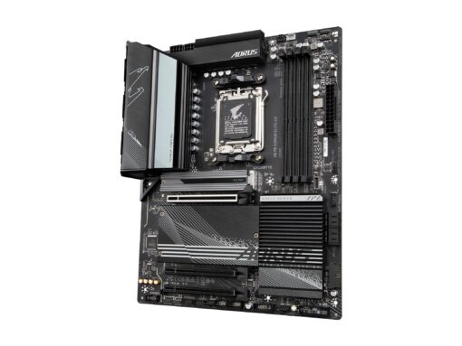 GIGABYTE X670 AORUS Elite AX (AM5/ LGA 1718/ AMD/ X670/ ATX/ 5 Year Warranty/ DDR5/ Quad M.2/ PCIe 5.0/ USB 3.2 Gen2X2 Type-C/AMD WiFi 6E/ 2.5GbE LAN/Q-Flash Plus/M.2 EZ-Latch/Gaming Motherboard) - Image 4