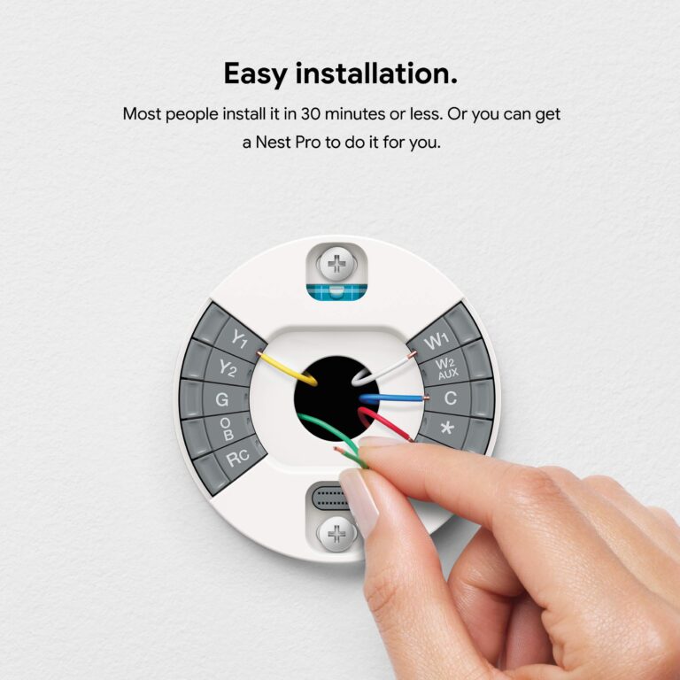 Google Nest Learning Thermostat - 3rd Gen (2015) - Programmable Smart Thermostat for Home - Works with Alexa - Stainless Steel - Image 10