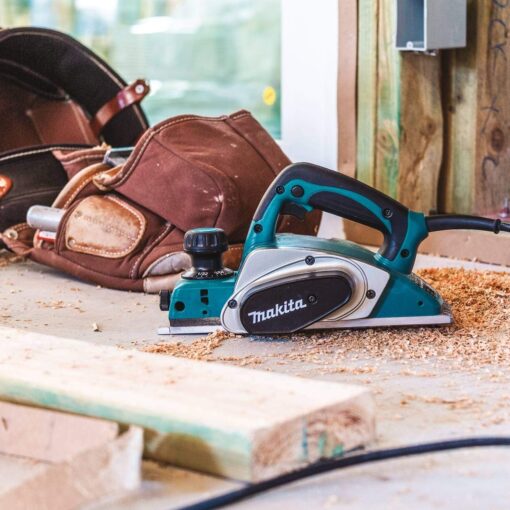 Makita KP0800K 3-1/4" Planer, with Tool Case , Blue - Image 3