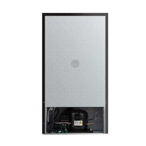 ARCTIC CHEF ACFR322 RCA Mini Refrigerator, Compact Freezer Compartment, Adjustable Thermostat Control, Reversible Door, Ideal Fridge for Dorm, Office, Apartment, Platinum Stainless, 3.2 Cubic Feet - Image 3