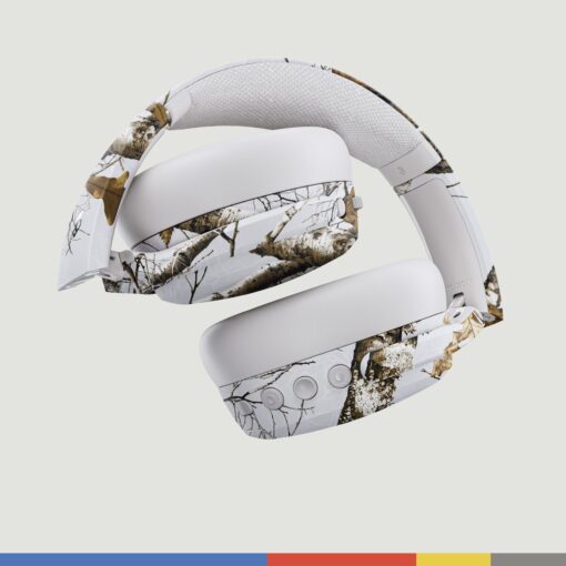 Skullcandy Crusher ANC 2 Over-Ear Active Noise Cancelling Wireless Bluetooth Headphones with Sensory Bass, Alexa Voice Control, 50 Hr Battery, Microphone - Realtree Edge Colors White - Image 4