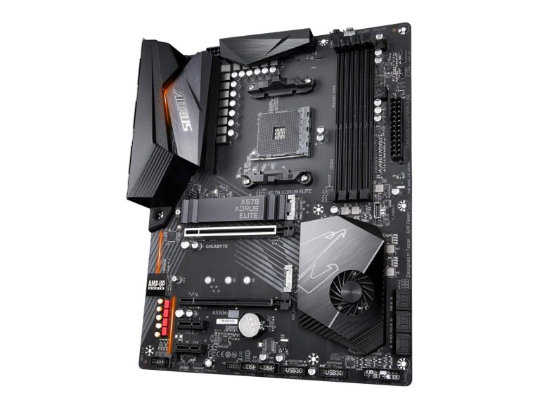 Gigabyte X570 AORUS Elite (AMD Ryzen 3000/X570/ATX/PCIe4.0/DDR4/USB3.1/Realtek ALC1200/Front USB Type-C/RGB Fusion 2.0/M.2 Thermal Guard/Gaming Motherboard) - Image 5