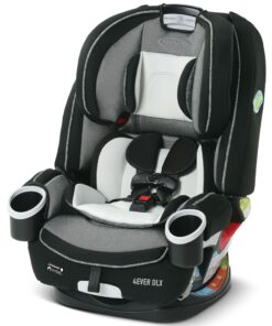 Graco 4Ever DLX 4-in-1 Car Seat, Grey, Infant to Toddler Car Seat, with 10 Years of Use, Rear-facing, Forward-facing and Booster Modes, Safe, Comfortable and Convenient