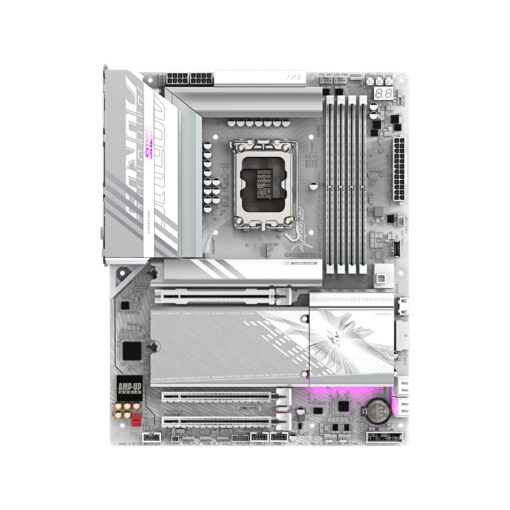 GIGABYTE Z890 AORUS Elite WIFI7 ICE Intel Core Ultra (Series 2) LGA 1851 Motherboard, ATX, DDR5, 3X M.2, PCIe 5.0, Thunderbolt 4, WIFI7, 2.5GbE LAN, EZ-Latch - Image 5