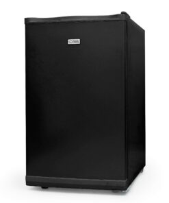 Commercial Cool Upright Freezer, Stand Up Freezer 2.8 Cu Ft with Reversible Door, Black