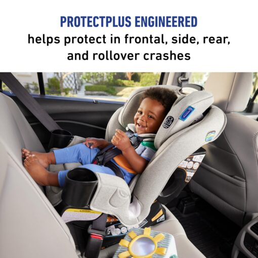 Graco Extend2Fit Convertible Baby Car Seat, Rear and Forward Facing, Adjustable Extension Panel for Extra Legroom, Ashten - Image 4
