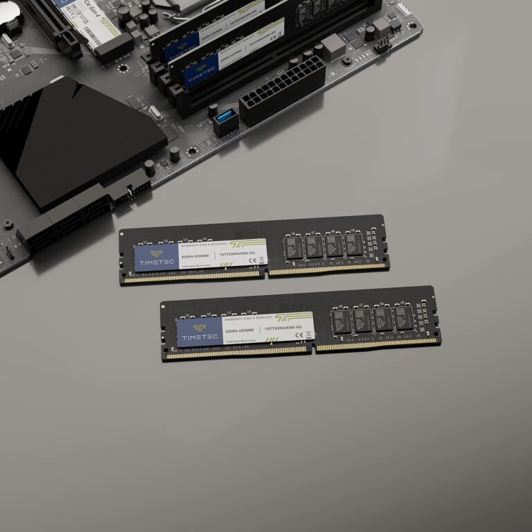 Timetec 128GB KIT(4x32GB) DDR4 3200MHz (or 2933MHz or 2666MHz) PC4-25600 Non-XMP CL22 1.2V Non-ECC Unbuffered 2Rx8 Dual Rank 288 Pin UDIMM Desktop PC Computer Memory RAM Module Upgrade - Image 2