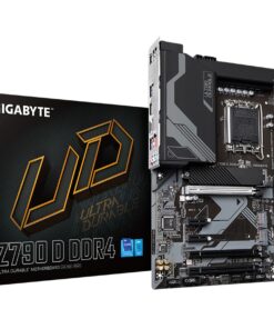 GIGABYTE Z790 D DDR4 (LGA 1700/ Intel/ Z790/ ATX/ DDR4/ Triple M.2/ PCIe 5.0/ USB 3.2 Gen2X2 Type-C 2.5GbE LAN/PCIe EZ-Latch/Multi-Key/Motherboard)